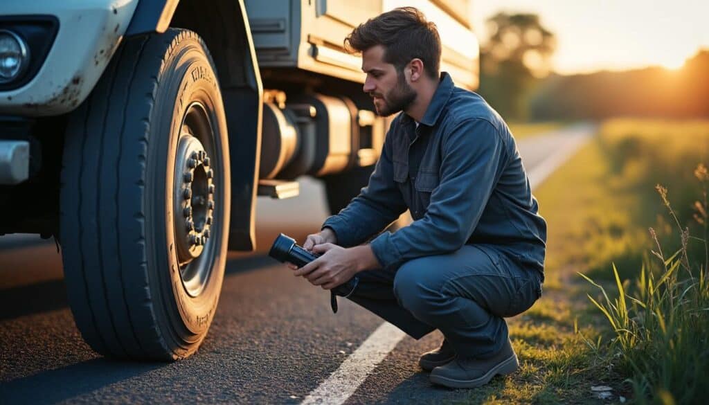 Le contrôle de l'essieu sur un fourgon pour garantir la sécurité routière