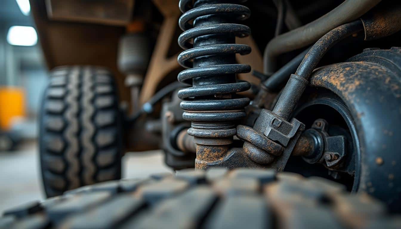 Comment détecter une panne de suspension sur l'essieu d'un fourgon utilitaire ?