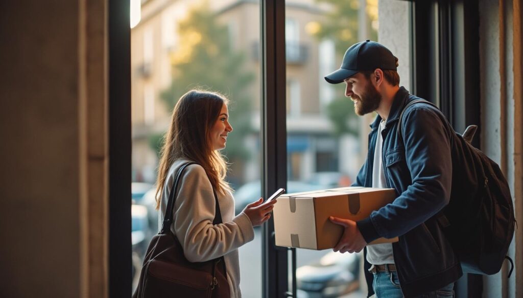 Comment fonctionne la remise des colis avec un suivi de livraison dans le transport ?