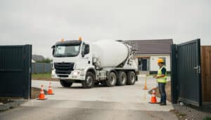 Dimensions d’un camion toupie et accès au chantier