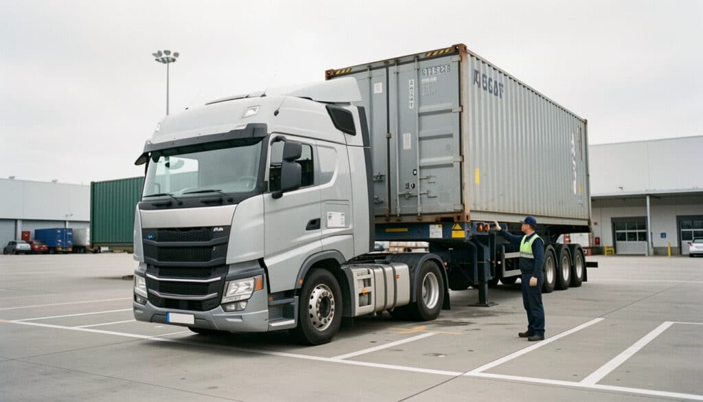 Camion porte-conteneur : fonctionnement, prix et choix