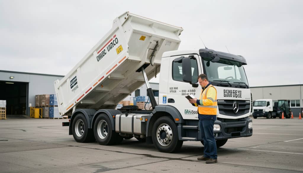 Charge utile d’un camion benne : calcul et limites