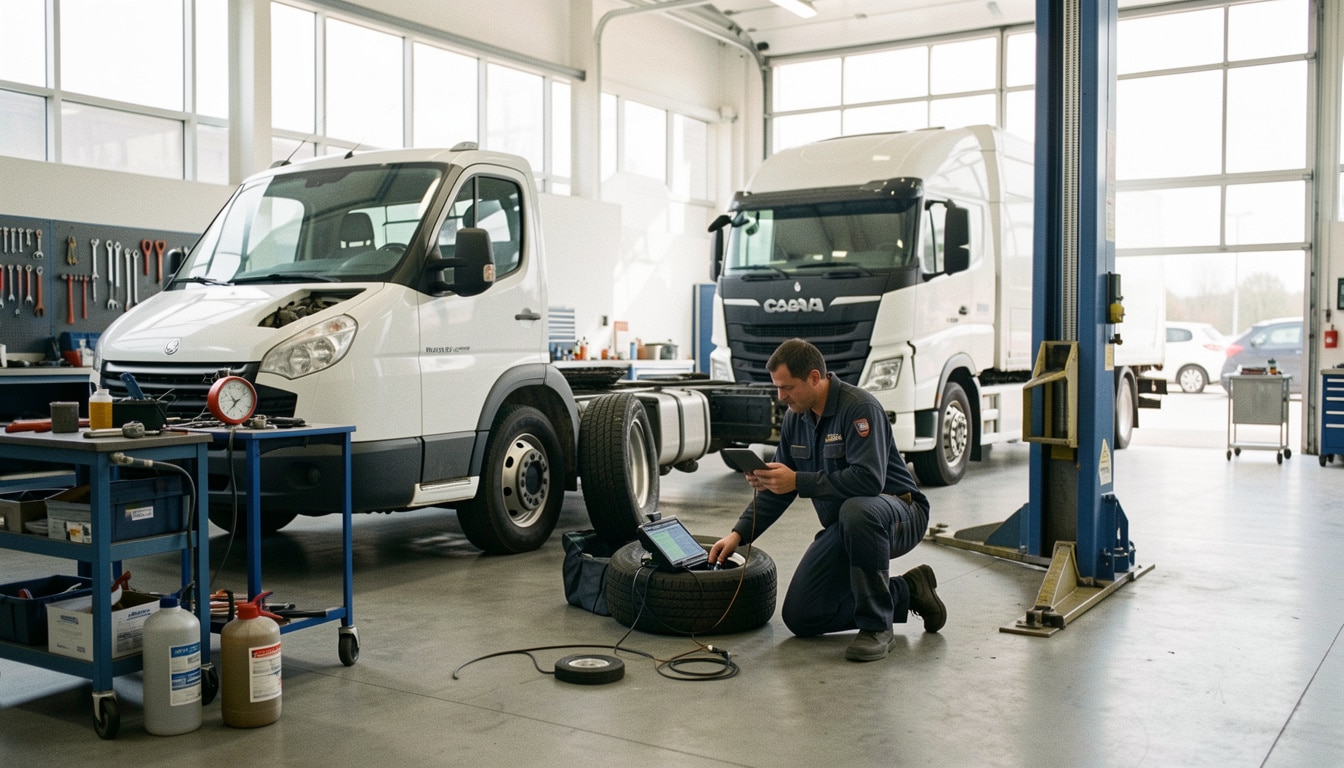 Entretien des véhicules de transport professionnels