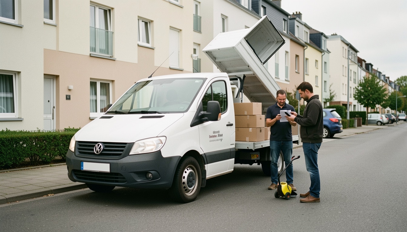 Location d’un camion avec hayon en aller simple